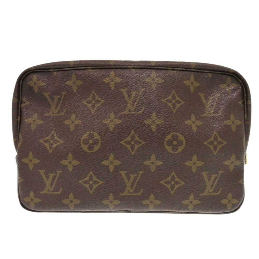 LOUIS VUITTON Brown Monogram Pouch - Picture 3 of 10